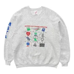 古着 USA製 90S ミズーリ州教師協会 ヴィンテージ スウェット トレーナー