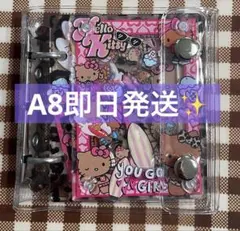 日焼けキティ A8シャカシャカノート シール帳　リフィル付　キティ　ギャルキティ