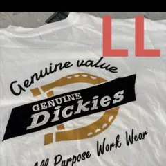 人気！ディッキーズ　Tシャツ L Dickies メンズ　LLサイズ　新品　白