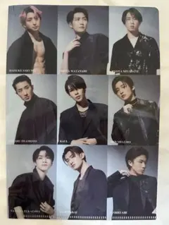 Snow Man タペストリー / W 初回限定盤B クリアファイル