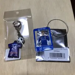 ヴァンフォーレ甲府 24.佐藤恵介ユニフォームキーホルダー&アクリルキーホルダー