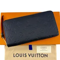 ルイヴィトン モノグラムアンプラント ジッピーウォレット 長財布 ブラック
