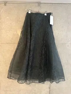 【CELFORD】ダークグリーン フレアスカート M