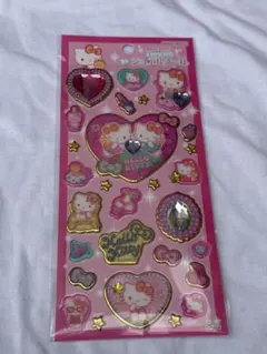 サンリオ　キラキラジュエルシール　キティ