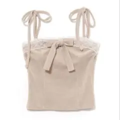新品タグ付き　Andmary Shirring ribbon camisole andmary shirring ribbon camisole - メルカリ