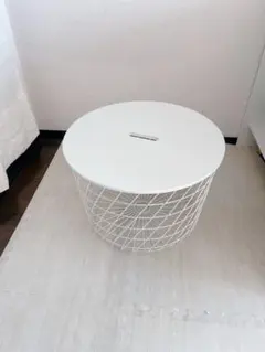 美品 IKEA・イケア KRAGSTA・クラーグスタ ネストテーブル大 ホワイト