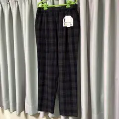 【新品】大きいサイズ　しまむら　ひな　チェックパンツ　LL