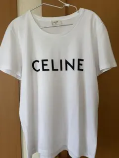 CELINE Tシャツ ホワイト ロゴのサムネイル