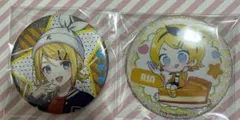 缶バッジ　鏡音リン　セット　初音ミク