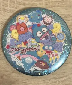 サンリオキャラクターズ　缶バッジ　ハンギョドン
