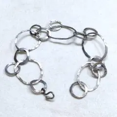 ヴィンテージ VINTAGE スクエア リンク チェーン ブレスレット マンテル ヴィンテージ VINTAGE スクエア リンク チェーン ブレスレット