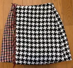 Chesty ツイードスカート 千鳥格子 フリンジのサムネイル