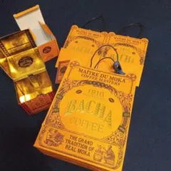 BACHA COFFEE ショップ袋(リボン付)、空箱