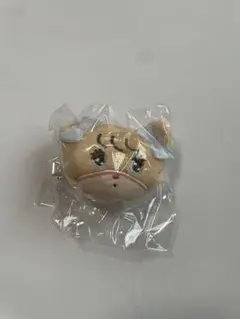 mikko ぬいぐるみ前髪クリップ ラテ