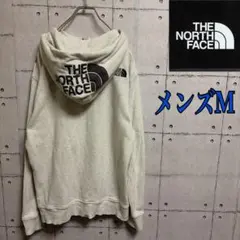 【フードロゴ】THE NORTH FACE ジップアップパーカー メンズM