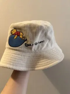 ディズニー プーさん ハット コーデュロイ