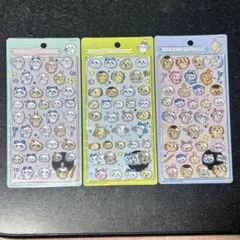 ちいかわ ボンボンドロップシール みんな ニコニコ ポーズ うさぎ ハチワレ