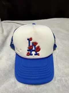 「ラロパ」メッシュキャップ　ブルー