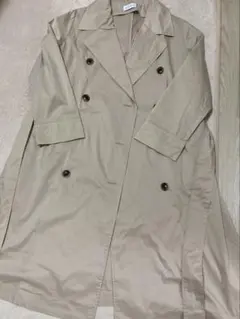 プラステ 薄手軽いトレンチコートベージュ サイズS