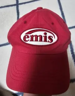 emis ベースボールキャップ レッド
