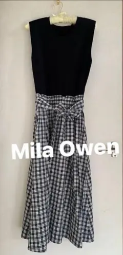 ミラオーウェン　ニットワンピ