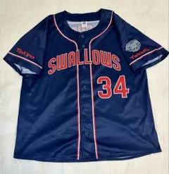 SWALLOWS ユニフォーム 田口34 large サイズ