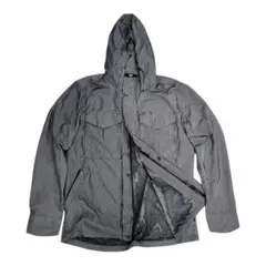 double zip up nylon jacket ストライプ柄