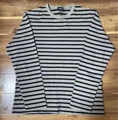 最安値 90s OLD UNIQLO ボーダー ロンＴ 紺タグ