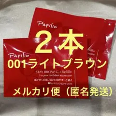 新品未開封〈リフィル 〉×2本〈□ライト〉パピリオ ステイブロウ G