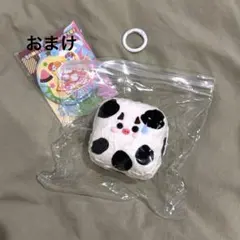 牛柄 スクイーズ 【サンリオ缶ミラーおまけ】