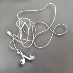 Lightning接続 ホワイト イヤフォン