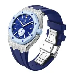 AP×Swatch  Pop ジルコニア装飾 ステンレスケース AP×Swatch Royal Pop ジルコニア装飾 ステンレスケース SD1 - メルカリ