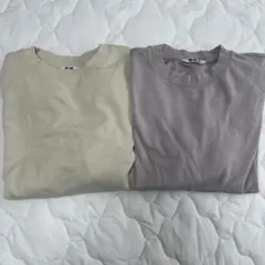 UNIQLO U エアリズムコットンオーバーサイズTシャツ　メンズ　M セット
