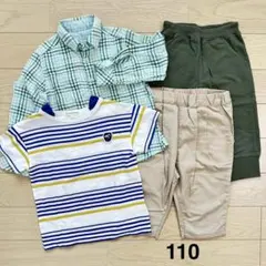 110 3点セット＋おまけ 半袖Tシャツ 半ズボン 長袖 冷房日焼け対策