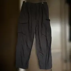 UNIQLO ワイドフィットパラシュートカーゴパンツ M ブラック