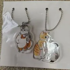 モフサンド猫とモルモットのアクリルキーホルダーセット