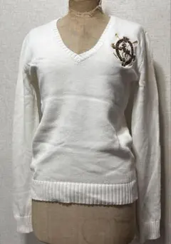 RALPH LAUREN SPORT Vネックニット　M 美品のサムネイル