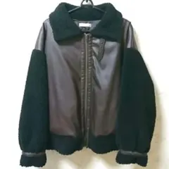 しまむら レザーボアジャケット ブルゾン