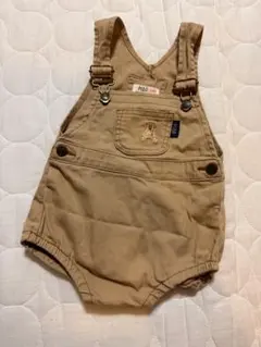 POLO baby サロペットロンパース　ベージュ