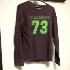 BILLABONG ビラボン ロンT 長袖Tシャツ ブラウン ロゴプリントメンズのサムネイル