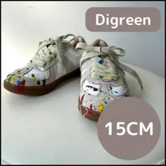 Digreen ペイントスプラッシュ スニーカー 15CM