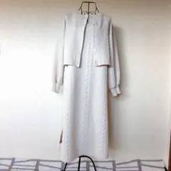 アイボリー キルティング セットアップ