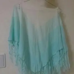 春 夏 ポンチョスタイルショール