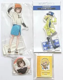 夜のクラゲは泳げない アクリルスタンド 缶バッジ 4点セット