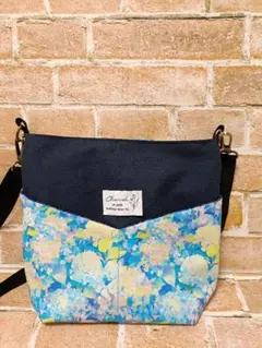 ☆ちひろ様専用①☆ ハンドメイドポーチ 紫陽花 A516 - メルカリ