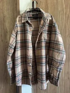 KANGOL チェック柄 長袖シャツ M
