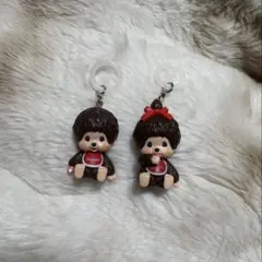 モンチッチ　モンチッチちゃん　めじるしアクセサリー　アンブレラマーカー