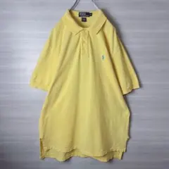 B*N様 ポロバイラルフローレン　半袖　鹿の子　ポロシャツ　パステル　古着　ビッ