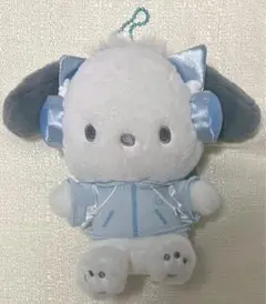 7.サンリオ 水色デイズ ポチャッコ ぬいぐるみ マスコットホルダー
