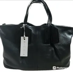 NICOLI ショルダーバッグ 2way 肩掛け A4可　ブラックのサムネイル